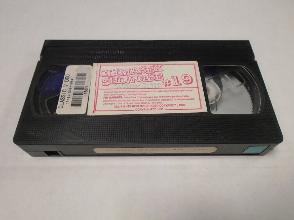 Climasex Showcase #19 Tiffany Storm Jessica Wylde 1991 Adult VHS 032019AMP3