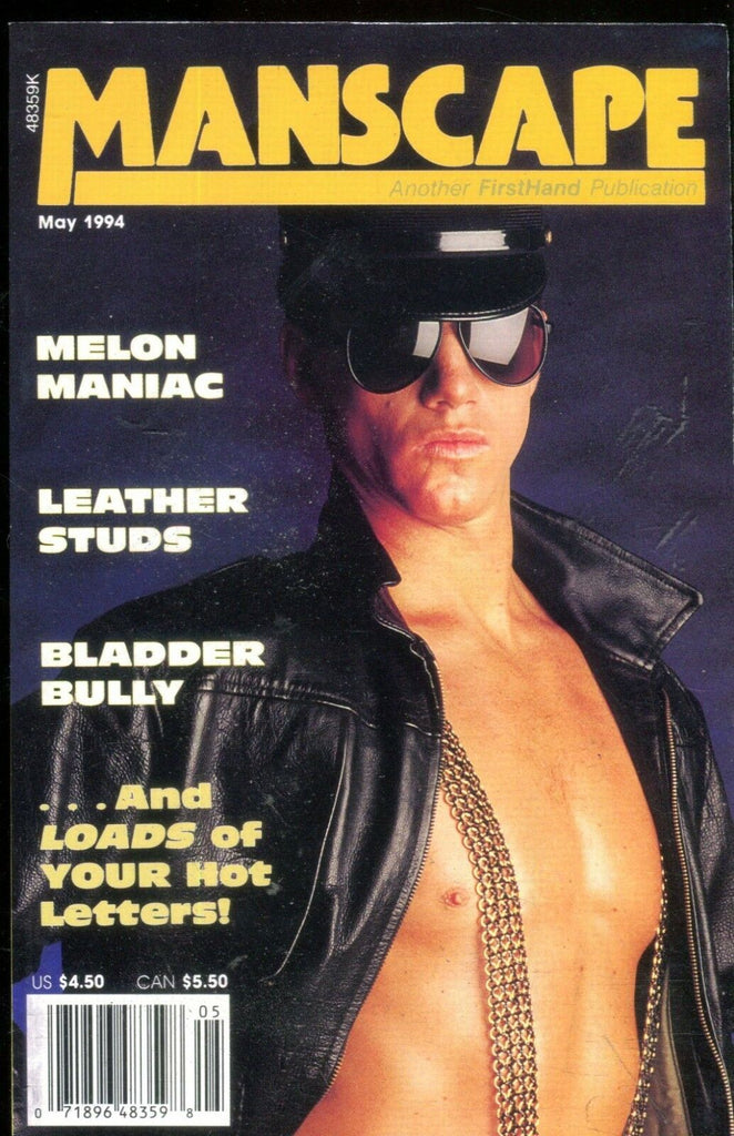 Manscape Gay Digest Leather Studs May 1994 112818lm-ep