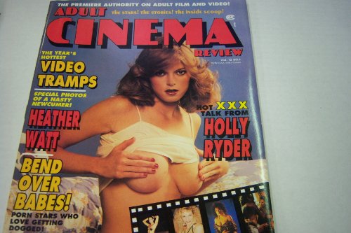 Adult Cinema Review Vol 10 No 8 Busty Adult Magazine "Holly Ryder" "Heather Watt" July/august 1992