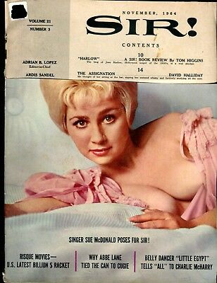Sir! Magazine Sue McDonald November 1964 Readers Copy 121817lm-ep