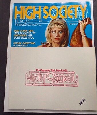 High Society Adult Magazine Ms. Olympus April 1979 new 122815lm-ep