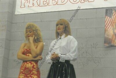 Nina Hartley Candid Original 4x6 Photo Nina's 1994 Wall of Fame Vegas 229ig