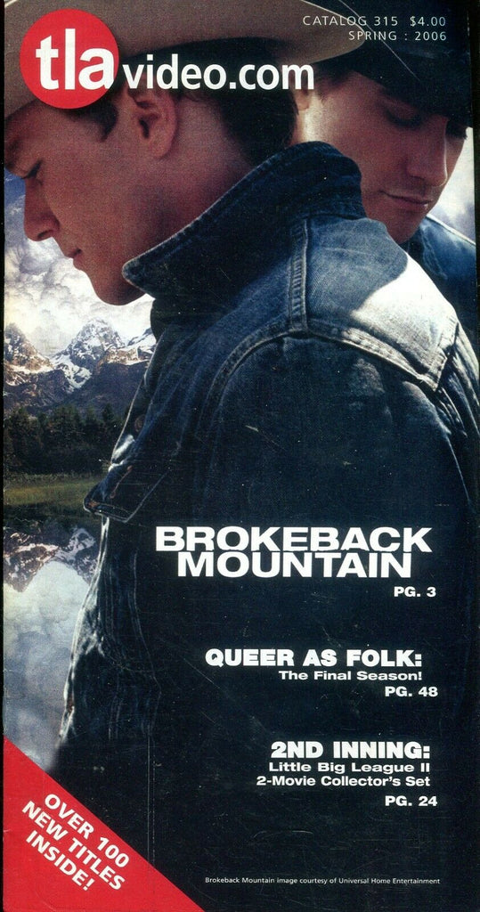 TLA Video.Com Gay Catalog Brokeback Mountain #315 Spring 2006 110119lm-ep