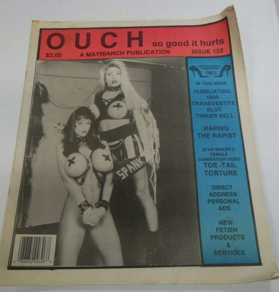 Ouch Fetish Newspaper So Good It Hurts! #122 1996 121619lm-ep