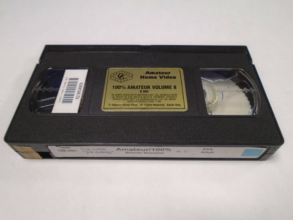 Amateur 100% Blonde Beauties 1995 120mins Adult VHS 020119AMP3