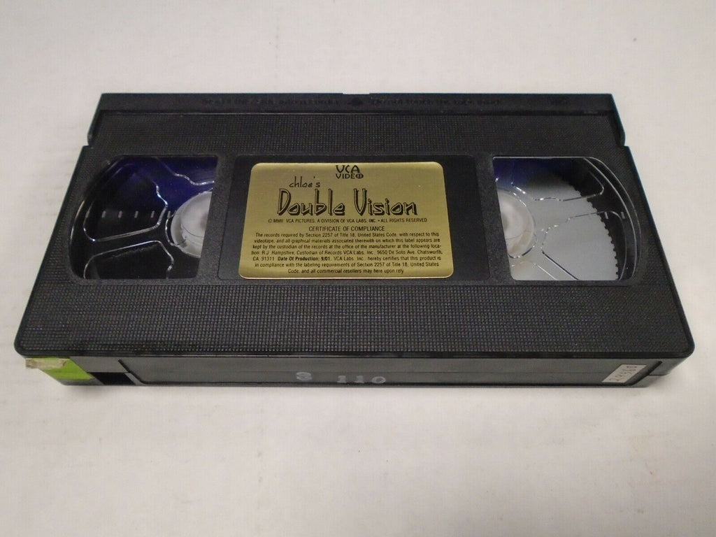 Double Vision Chloe's VCA Video 2001 Adult VHS 031819AMP3