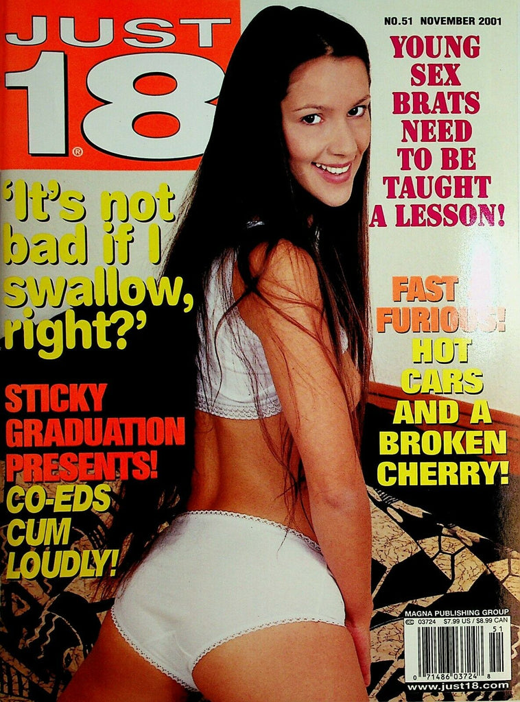 Just 18 Magazine Cover Girl Erika November 2001 090720lm-ep