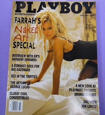 Playboy Magazine Farrah's Naked Art Special July 1997 021213lm-epa
