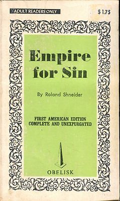Empire For Sin Novel by Roland Shneider 1968 Obelisk Book 042314lm-epa2