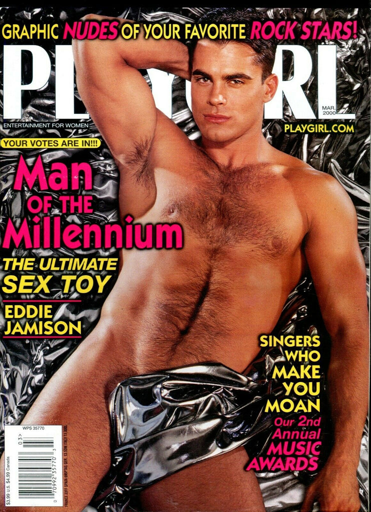 Playgirl Magazine Millennium Man Eddie Jamison March 2000 101219lm-ep