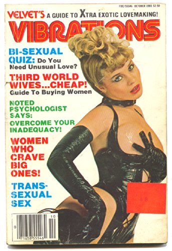 1981 October Velvet's Vibrations Magazine - Vintage Adult Magazine Back Issue