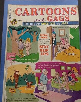 Cartoons And Gags Adult Magazine August 1970 123115lm-ep