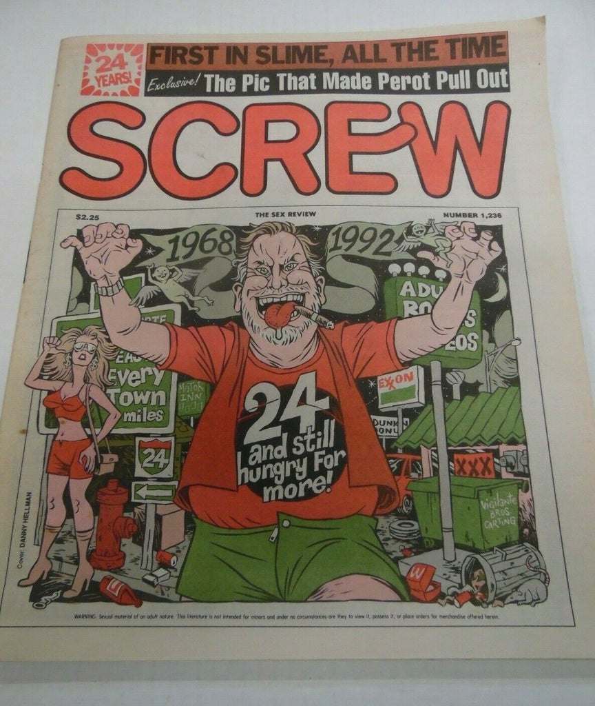 Screw Newspaper 24 year Anniversary! #1236 November 9, 1992 121719lm-ep