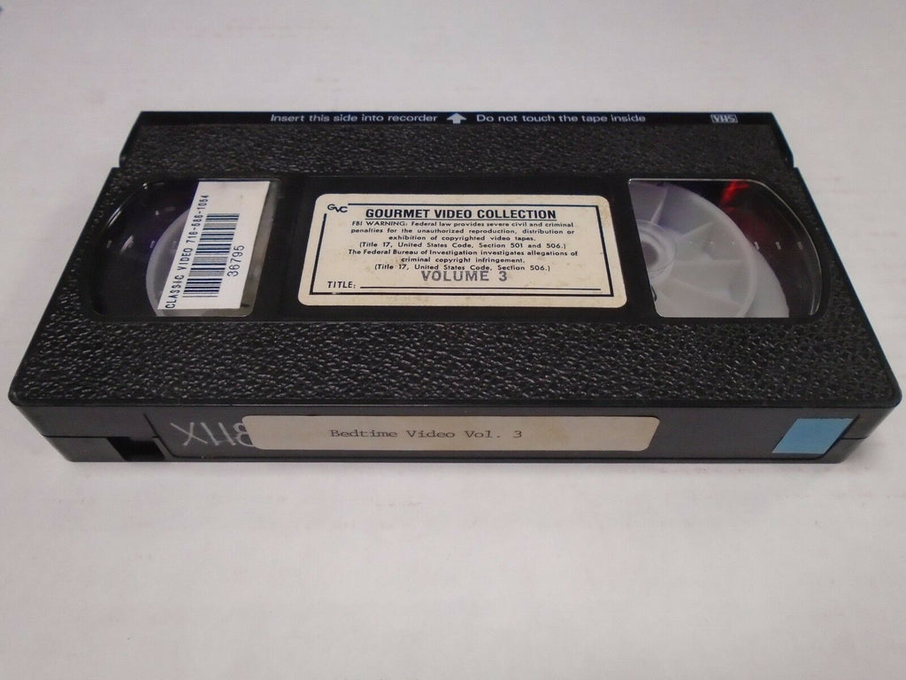 Bedtime Video Volume 3 Gourmet Video Collection Vintage Adult VHS 011519AMP