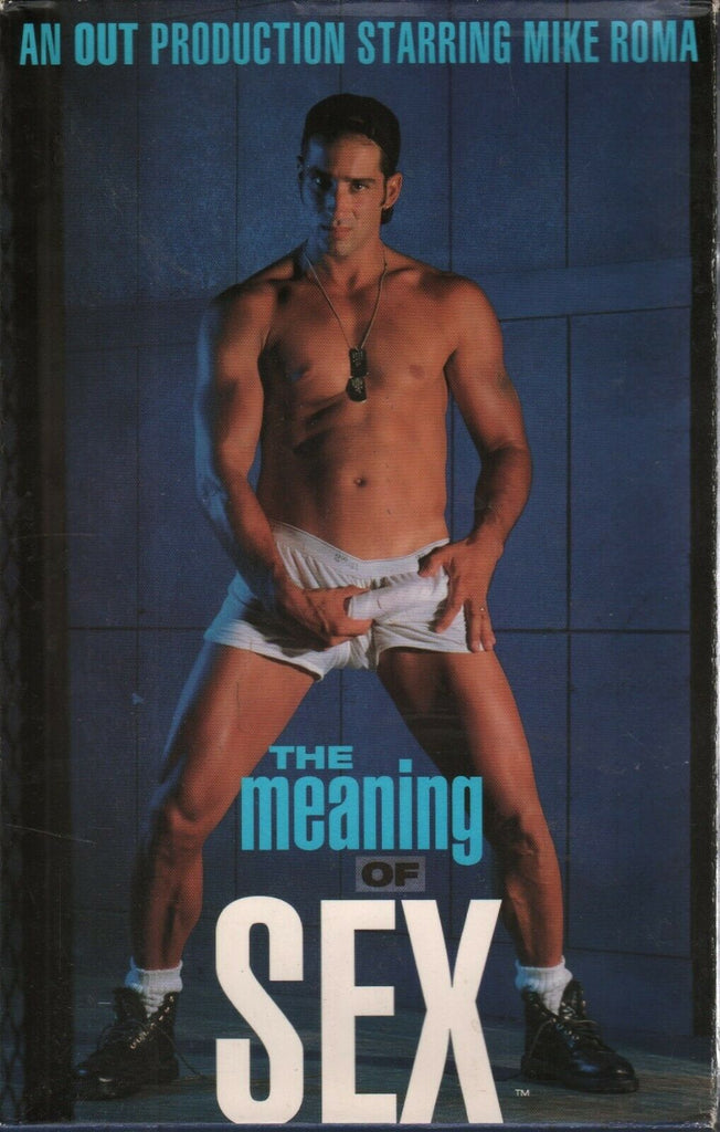 The Meaning of Sex Mike Roma Johnny Rahm Gay Male Adult VHS 102419AMP