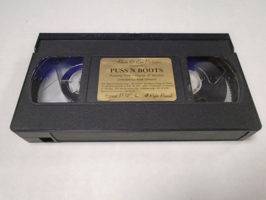 Puss N Boots Adam & Eve 2004 97mins Adult VHS 032119AMP