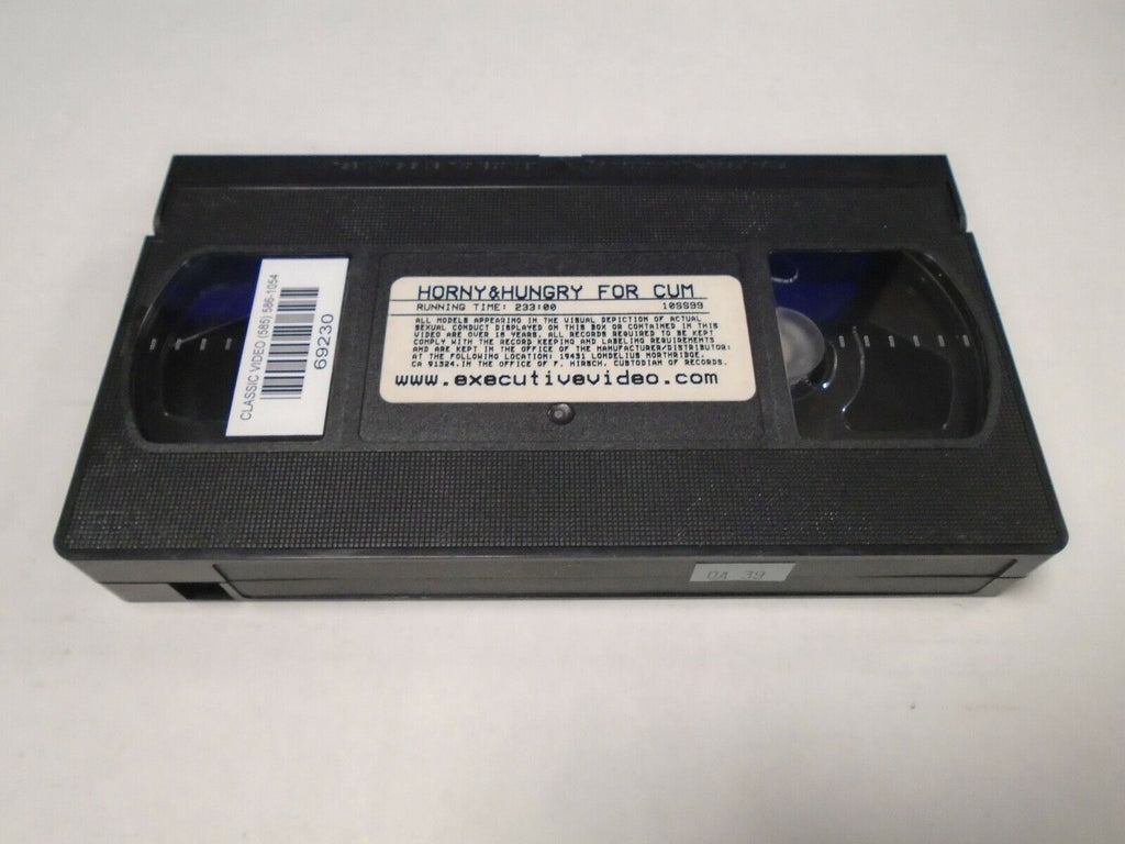 Horny & Hungry for Cum 233min Executive Video Adult VHS 050119AMP2