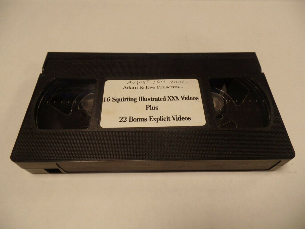 16 Squirting Illustrated XXX Videos 22 Bonus Explicit Video Adult VHS 051719AMP3