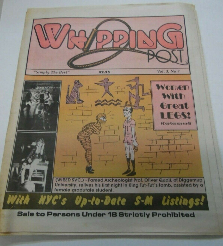 Whipping Post Fetish Newspaper Women With Great Legs! vol.3 #7 012920lm-ep2