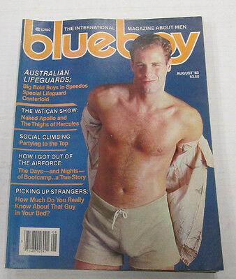 Bueboy Gay Adult Magazine Australian Lifeguards August 1983 vg 102014lm-ep