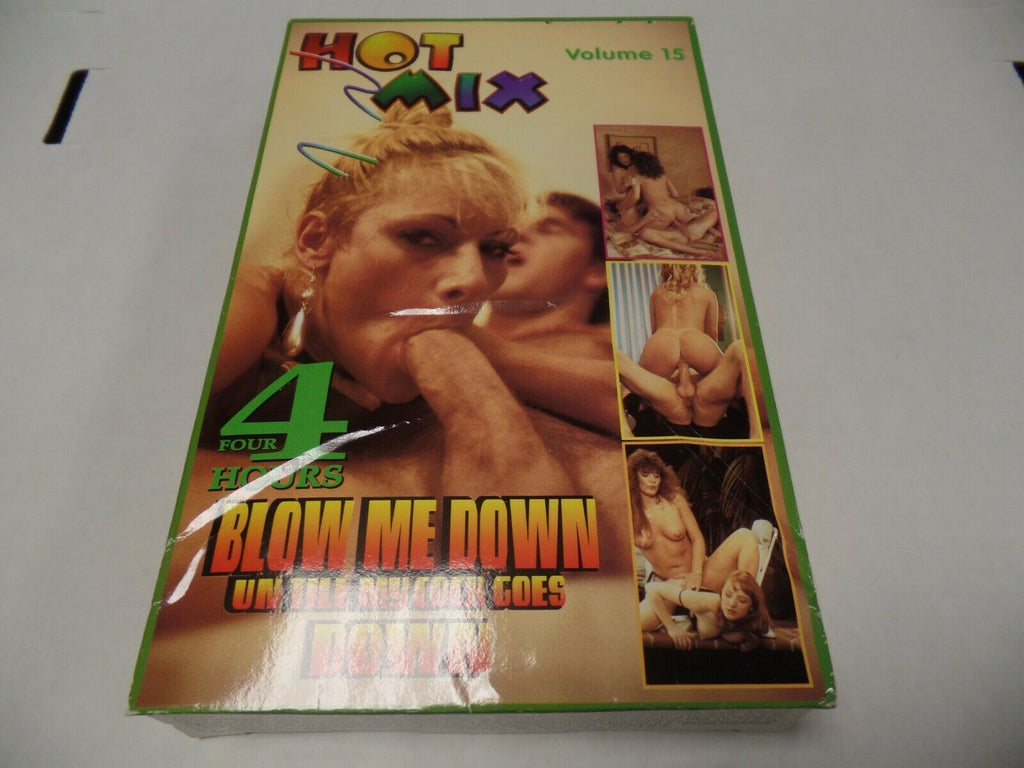 Blow Me Down Until my Cock Goes Down Hot Mix Vol 15 Adult VHS 052419AMP2