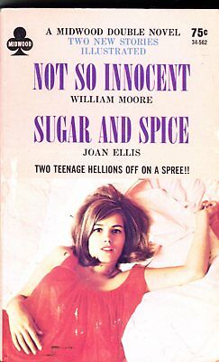 Not So Innocent / Sugar And Spice Double Novel /1965 Midwood 042614lm-epa