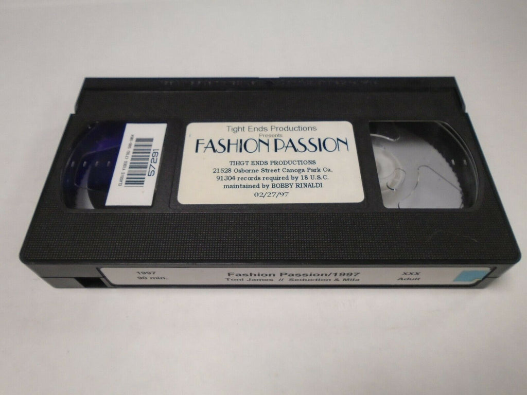Fashion Passion 1997 Toni James 90m Adult VHS 050719AMP2