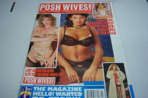 Posh Wives! Busty Adult Magazine "Exclusive:spanish Lovely Senorita Carmen Fernandez in Her Villa" Vol. 1 #7 1998