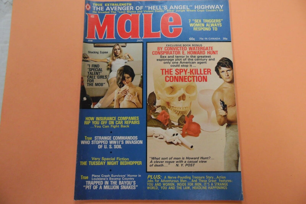 Male Magazine Call Girls For The Mob January 1974 CLEARANCE 110716lm-ep4