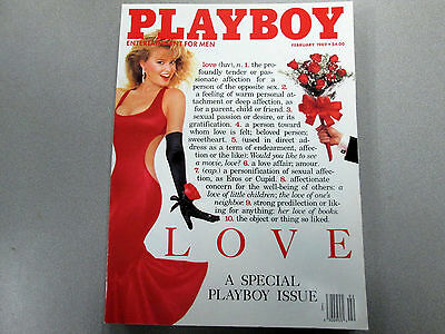 Playboy Adult Magazine Love A Special Issue February 1989 ex 120814lm-ep