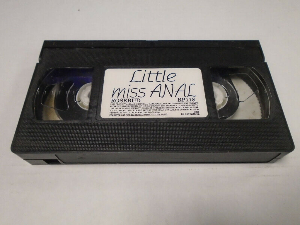 Little Miss Anal Rosebud 1995 Adult VHS 042319AMP2