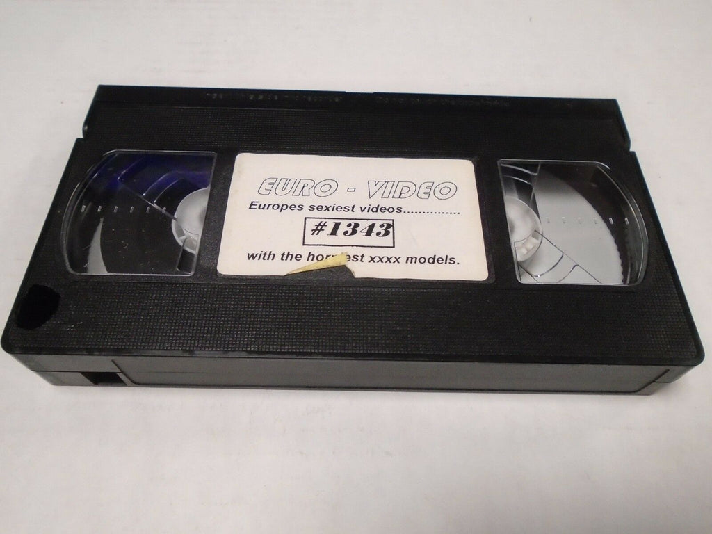Euro-Video #1343 Horniest XXX Models Europe Vintage Adult VHS 011619AMP