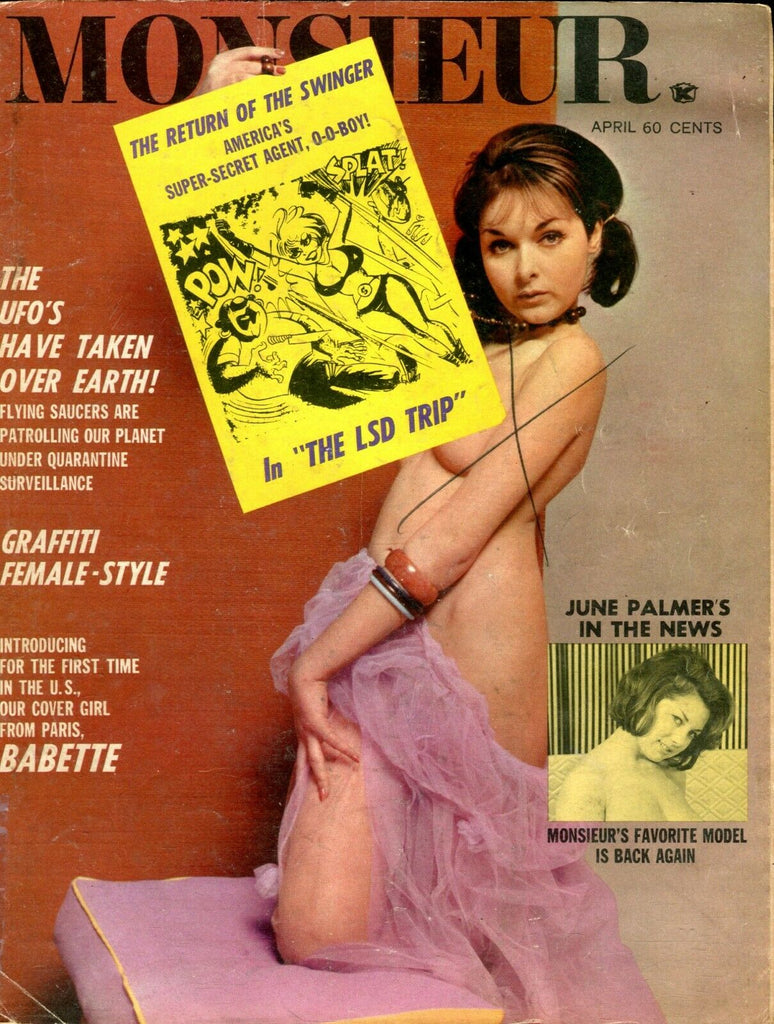 Monsieur Magazine Babette/ June Palmer April 1967 082019lm-ep