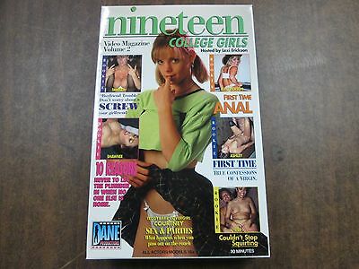 Nineteen Video Magazine Vol 4 Lexi Erickson Dane Prod NM Adult VHS 051915amp9