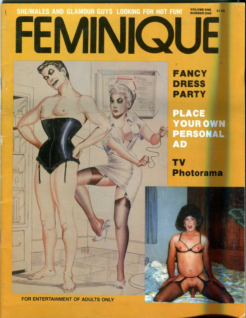 Feminique Contact Magazine She/Males /TV's vol.1 #1 1987 072519lm-ep