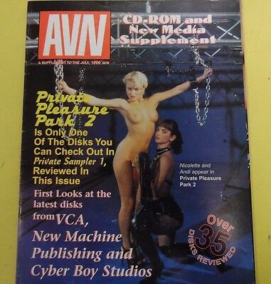 Adult Video News Supplement Magazine Nicolette/Andi July 1996 071313lm-epa