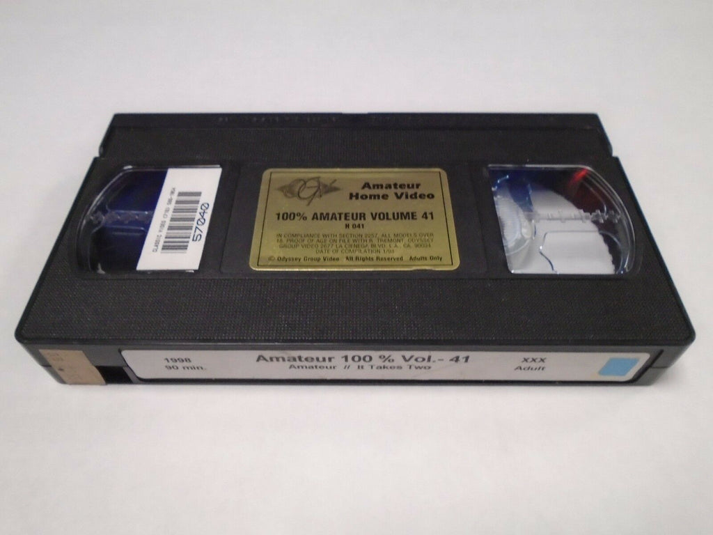 Amateur 100% Vol 41 It Takes 2 1998 90mins Adult VHS 020219AMP