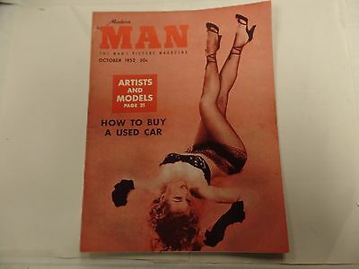 Modern Man Adult Magazine Aquanetta October 1952 ex 021316lm-ep