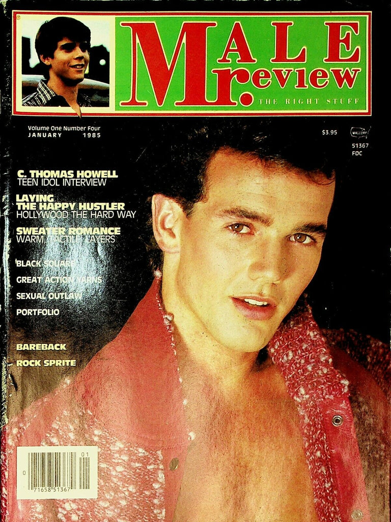 Mr. Male Review Gay Magazine C. Thomas Howell January 1985 080420lm-ep