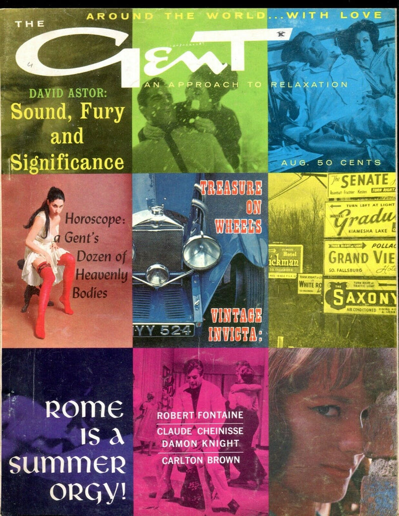 Gent Magazine Rome Is A Summer Orgy August 1962 040326lmp