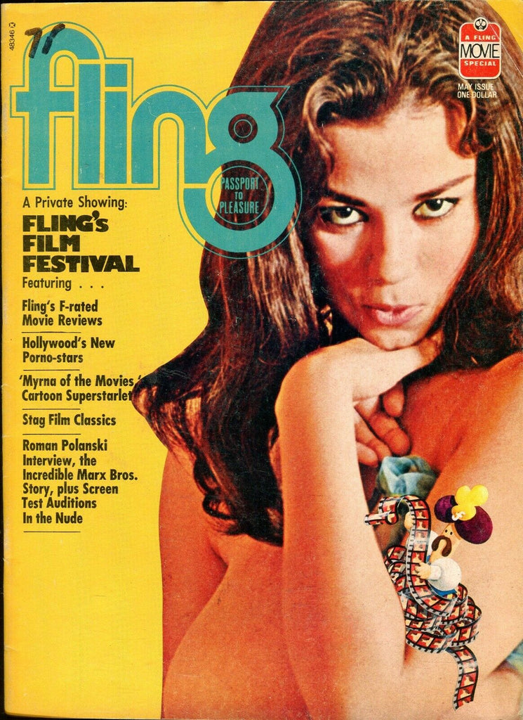 Fling Magazine Uschi Digart / Lane Weldon May 1973 070919lm-ep2 - Used