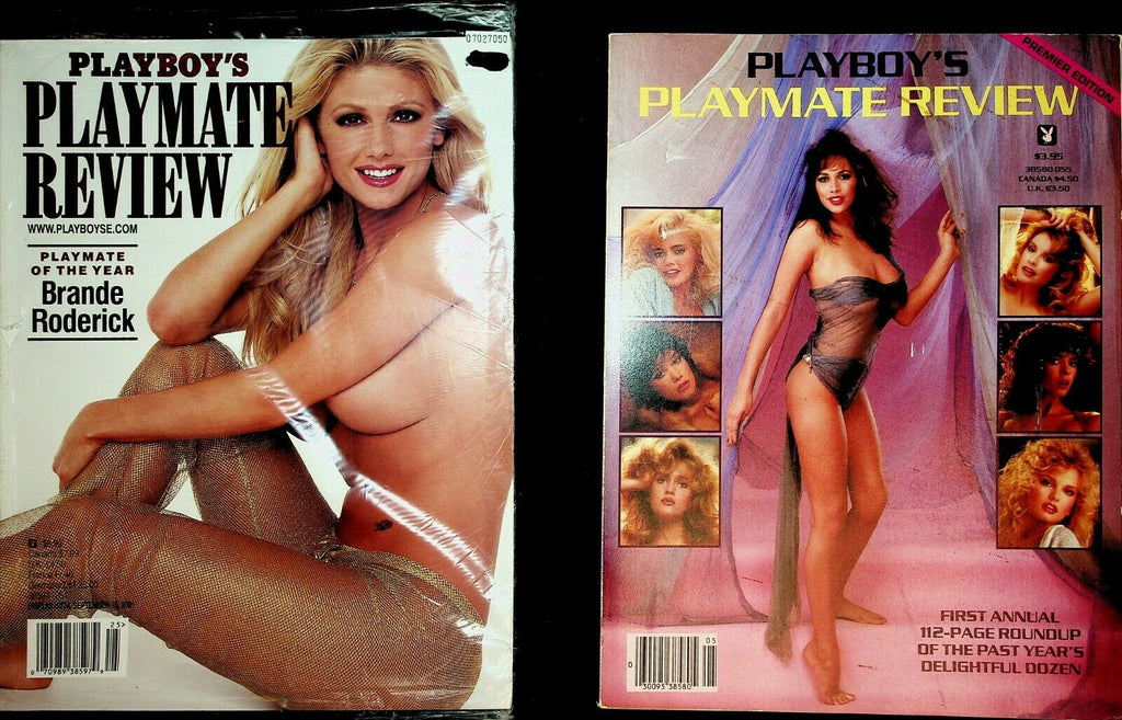 Lot of 4 Playboy Playmates 1985 -2001 Brande Roderick 042920lm-ep3
