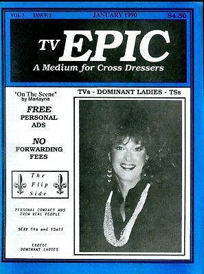 TV Epic Magazine Medium For Cross Dressers January 1990 050318lm-ep2