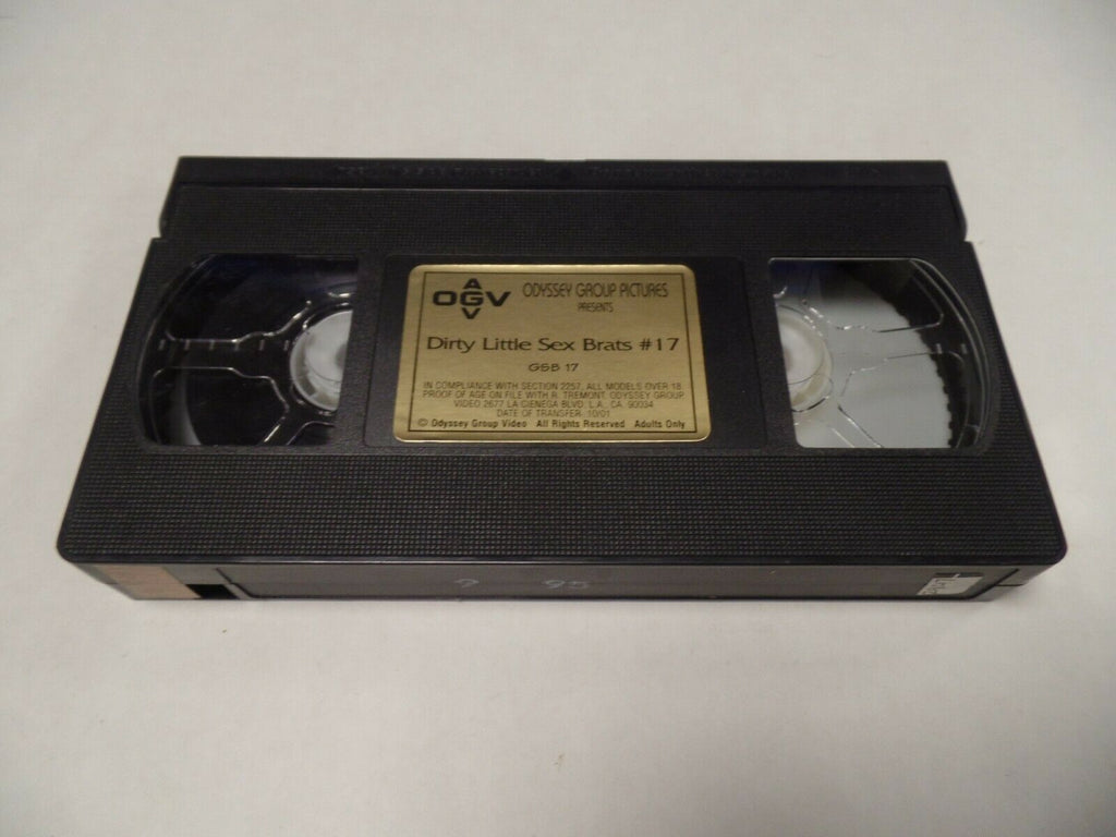 Dirty Little Sex Brats #17 Odyssey Group 2001 Adult VHS 053019AMP