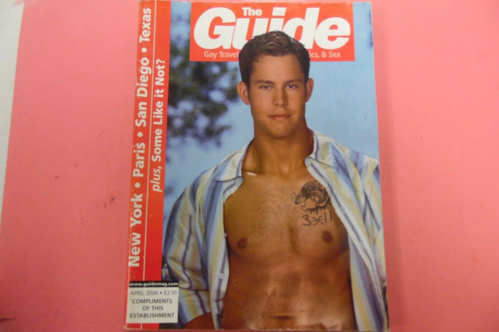 The Guide Gay Travel Magazine NY/Paris/San Diego April 2006 011717lm-ep2