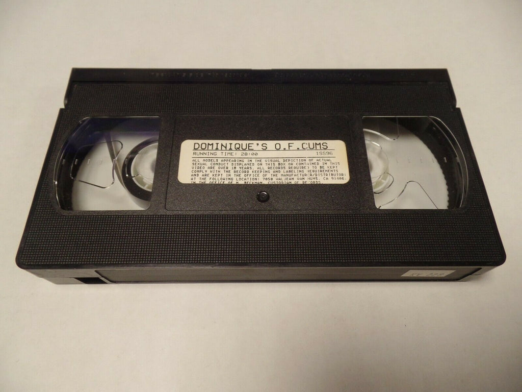 Dominique's OF Cums 28mins Adult VHS 052819AMP2