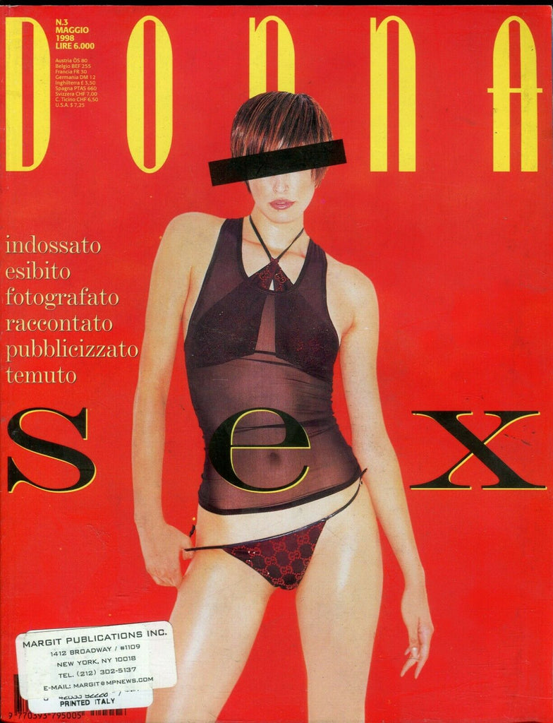 Donna Donna Italian International Adult Fashion Sex May 1998 092319lm-ep - New