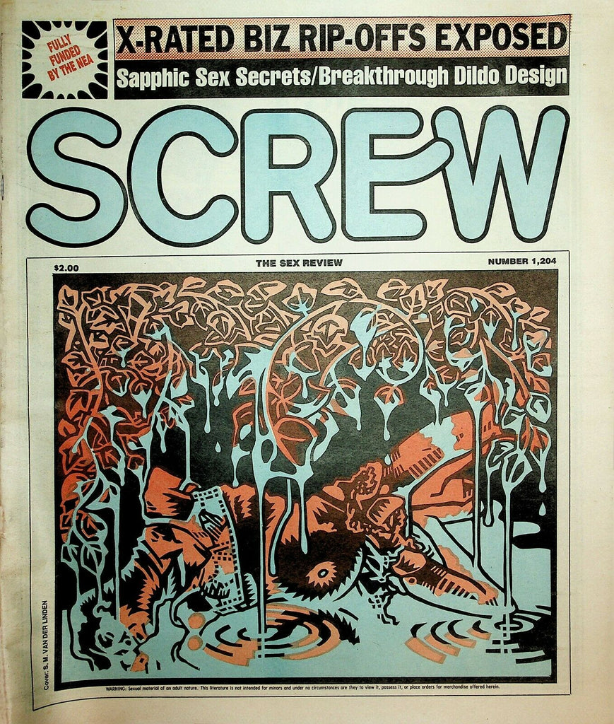 Screw Newspaper Sapphic Sex Secrets #1204 March 30, 1992 022220lm-ep