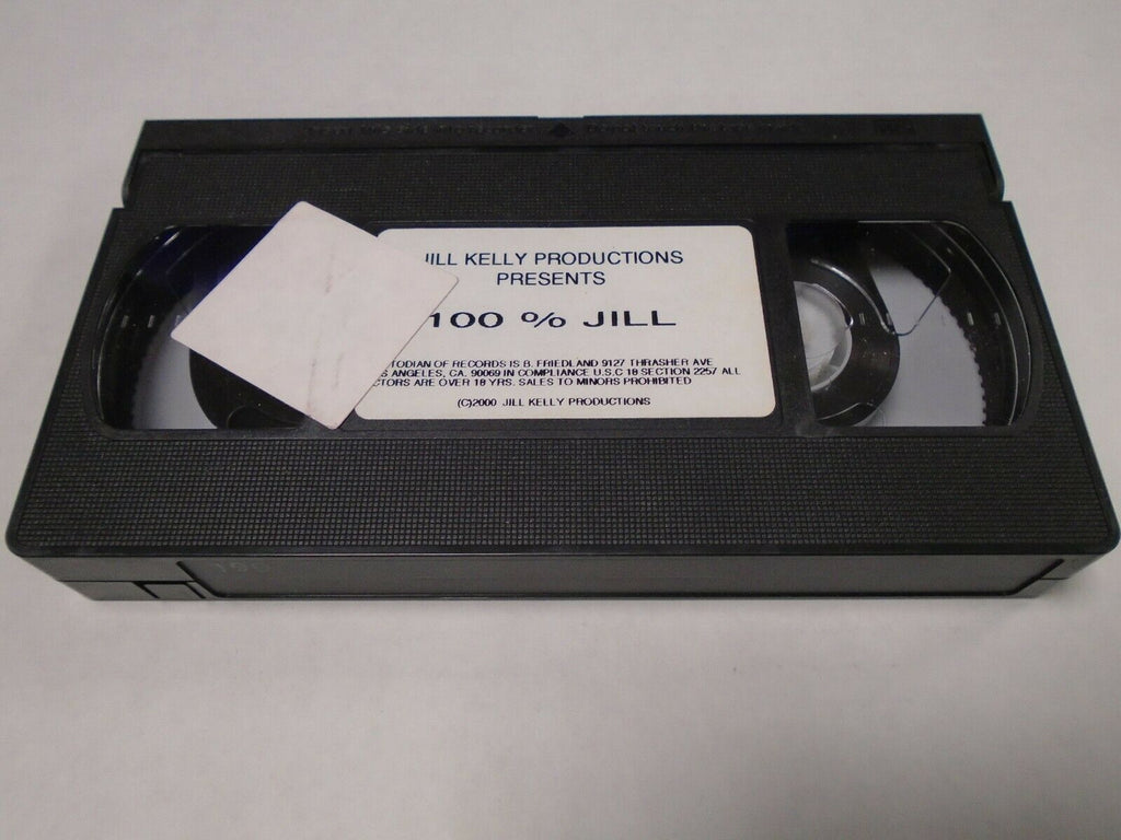 100% Jill Kelly 2000 Adult VHS 040219AMP