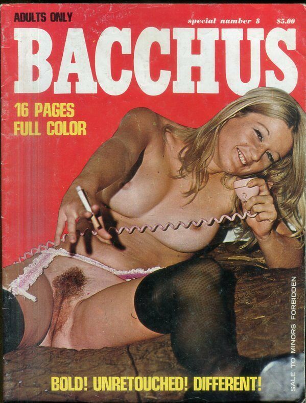 Bacchus Vintage Magazine #8 1960's 043019lm-ep